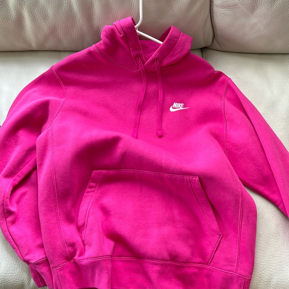 pink nike hoodie